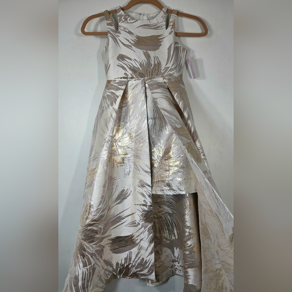 NEW RARE EDITIONS GOLD FORMAL DRESS. - Picture 2 of 6